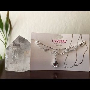 NWT Crystal avenue anklet